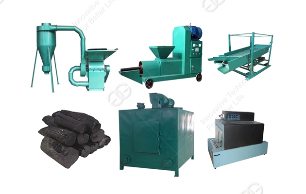 Charcoal making machine manufacturer for whole production line